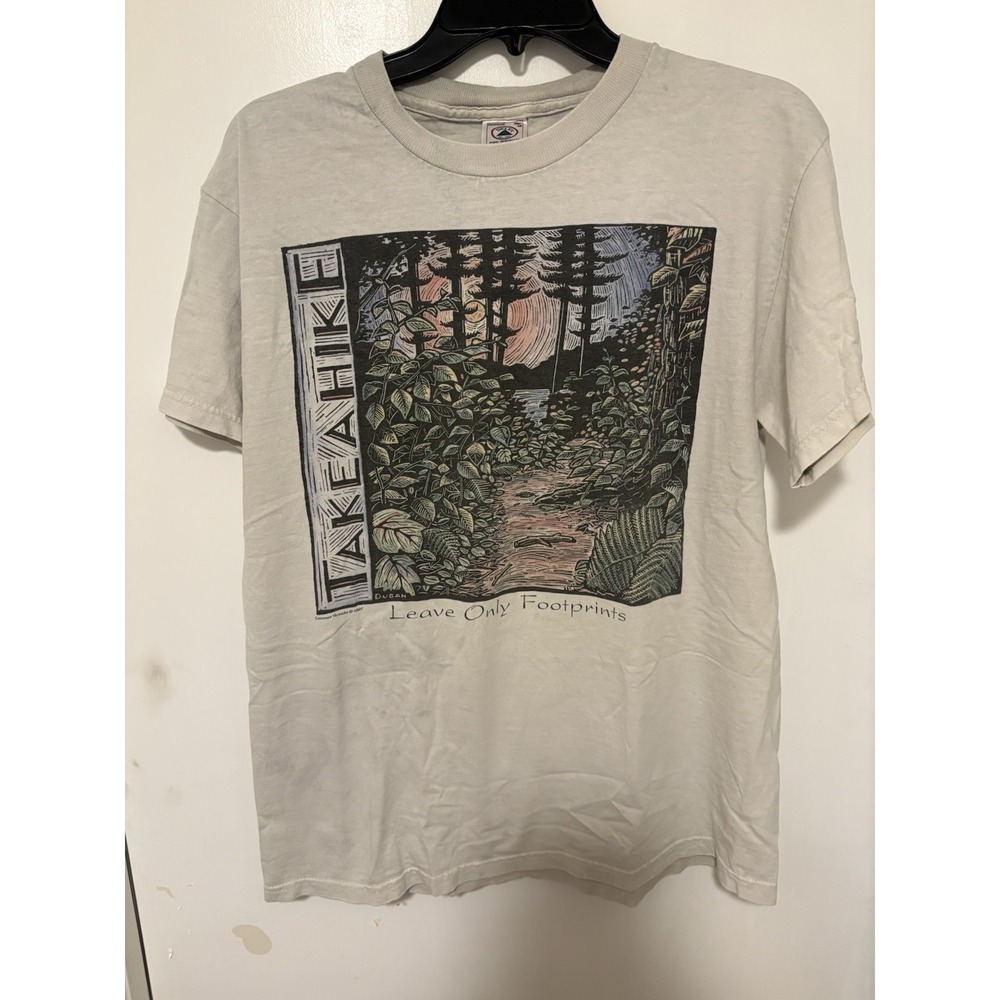 Vintage 1997 Hiking T-shirt Size Med